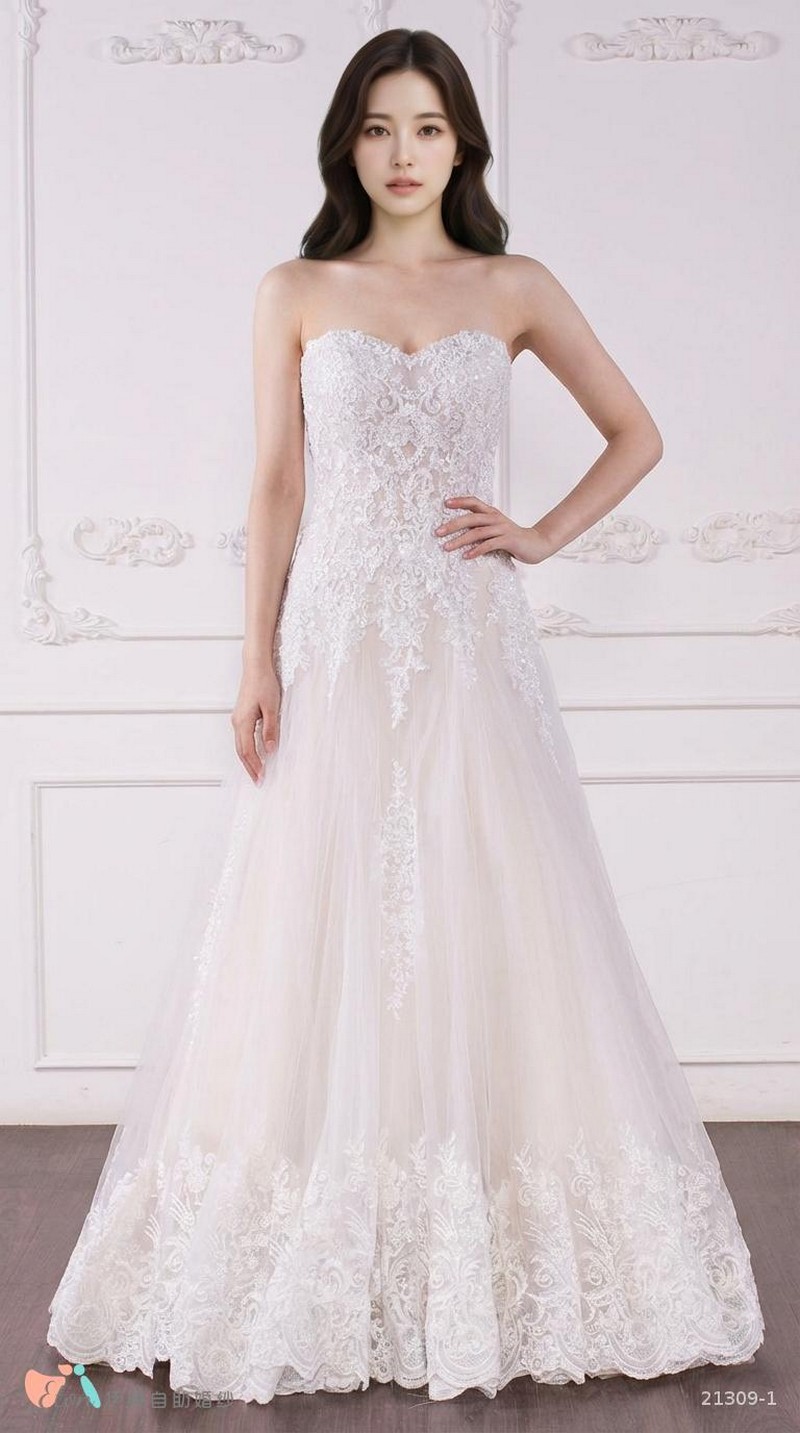 伊頓婚紗虛擬試穿效果展示